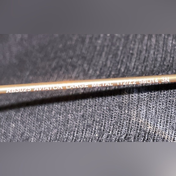 💗HP💗 Ray-Ban Mirrored Flash Pink Rose Gold Aviator Sunglasses - Picture 4 of 4